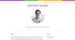 Desktop Screenshot of mitchellbusby.com
